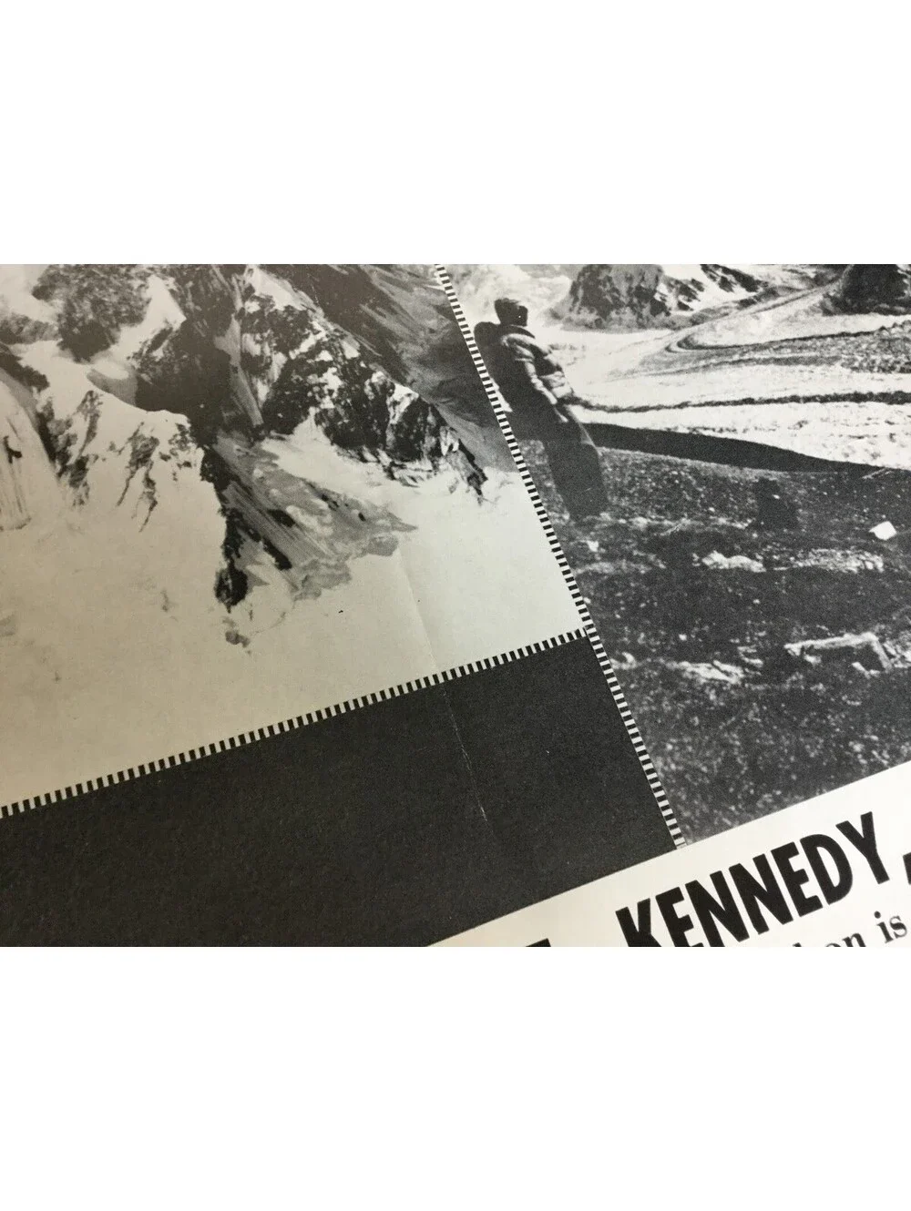 Illustrated Current News Photo - Mt Kennedy Glacier Canadian Yukon Mt Steele